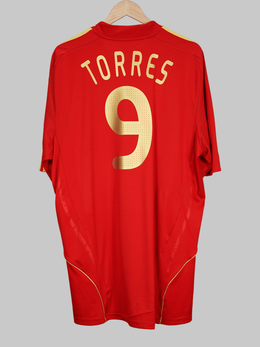 Spain Home Shirt 2008/9 Torres 9 (XXL)