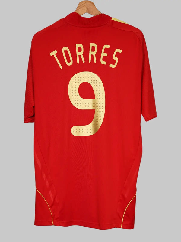 Spain Home Shirt 2010/11 Torres #9 (L)