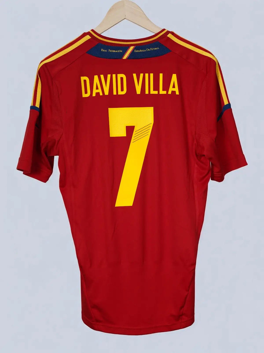 Spain Home Shirt 2011/12 David Villa 7 (M)