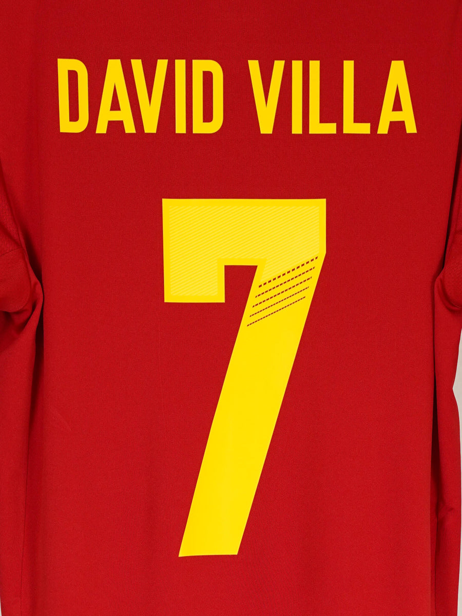 Spain Home Shirt 2012/13 David Villa 7 (S)