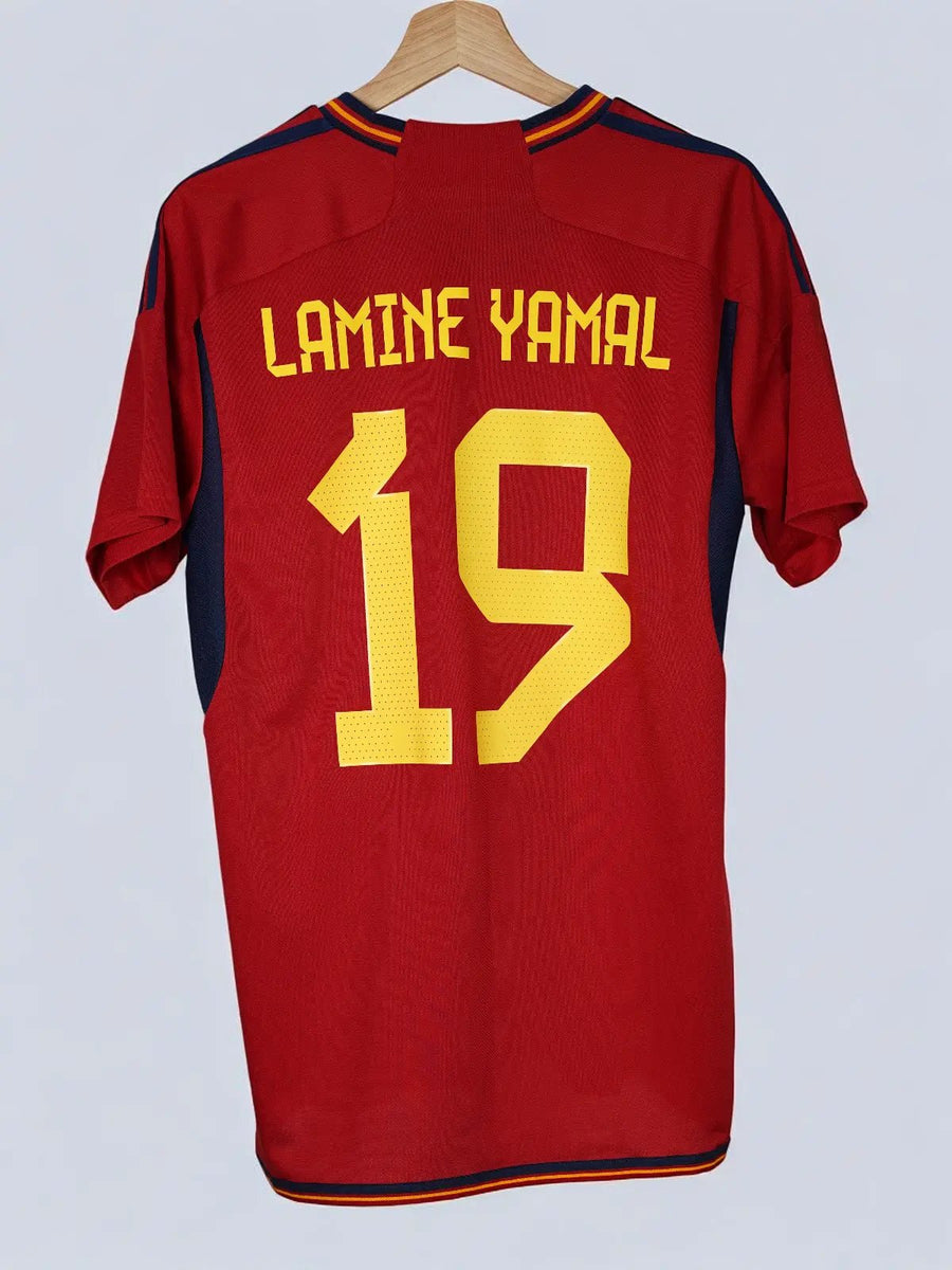 Spain Home Shirt 2022/23 Lamine Yamal 19 (L)