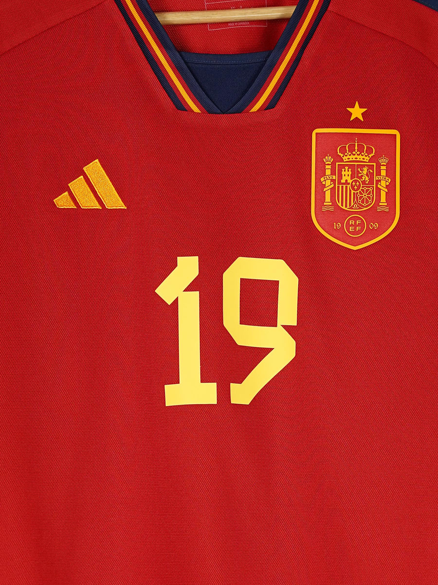 Spain Home Shirt 2022/23 Lamine Yamal 19 (M)