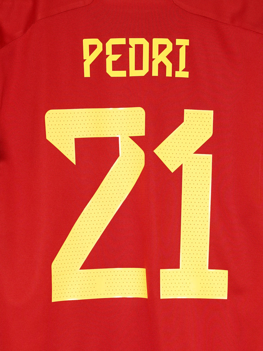 Spain Home Shirt 2022/23 Pedri 21 (L)