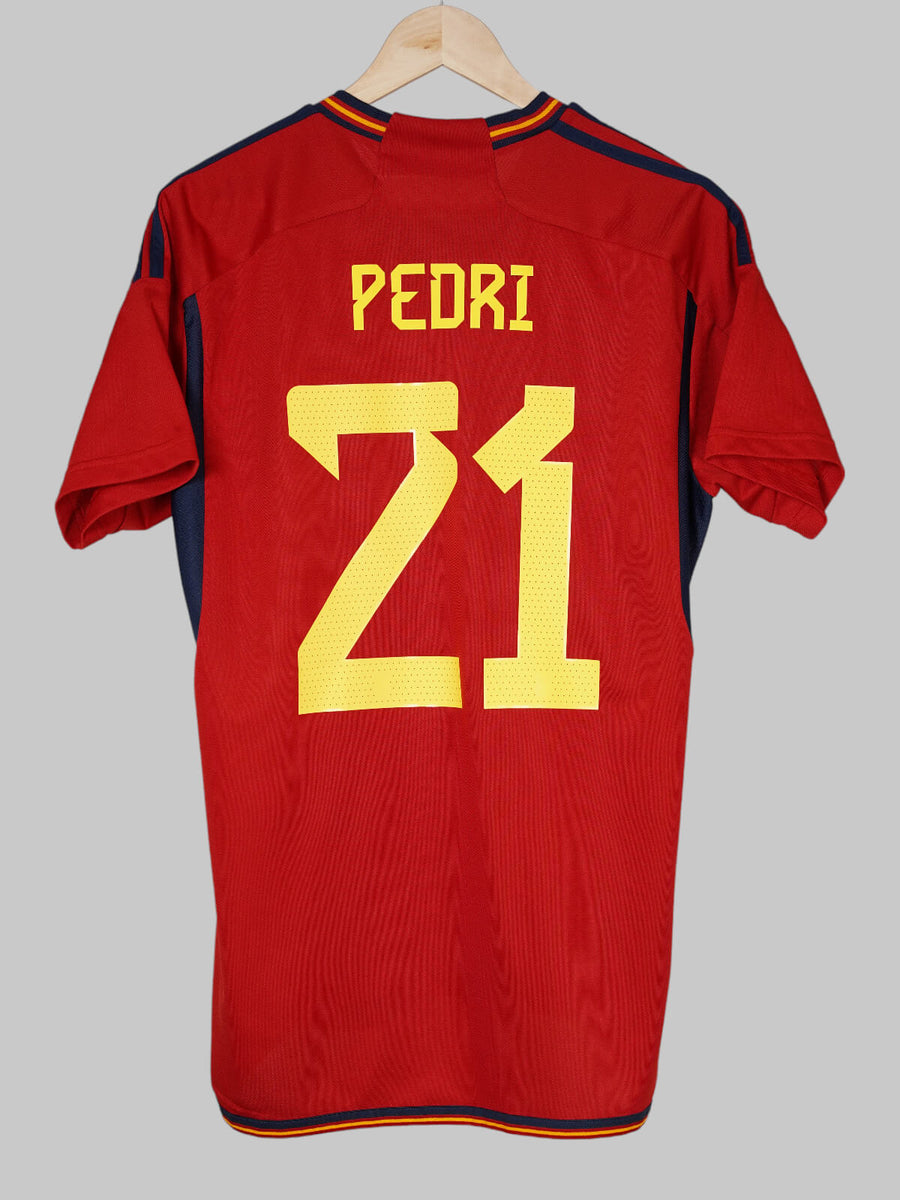 Spain Home Shirt 2022/23 Pedri 21 (L)