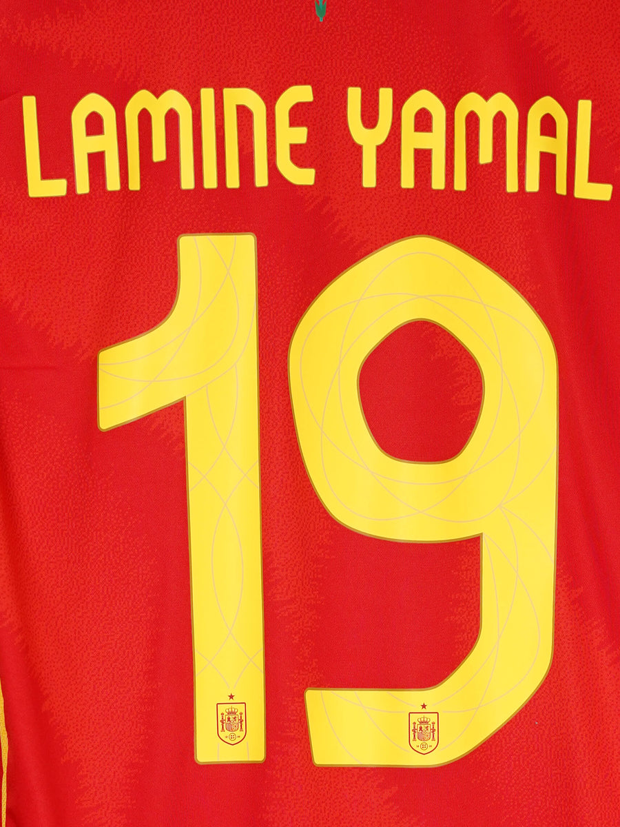Spain Home Shirt L/S 2024/25 Lamine Yamal 19 (M)