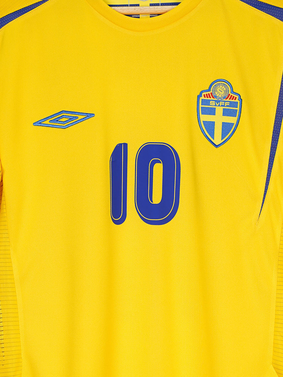 Sweden Home Shirt 2006/7 Ibrahimovic 10 (L)