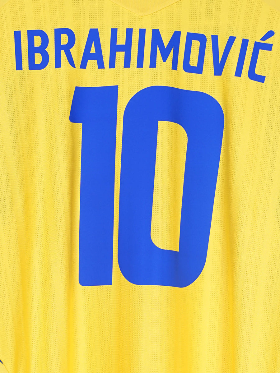 Sweden Home Shirt 2008/9 Ibrahimovic 10 (XL)