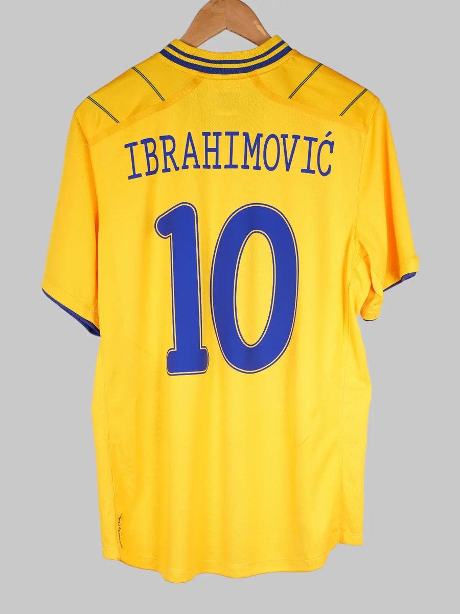 Sweden Home Shirt 2012/13 Ibrahimovic 10 (L)