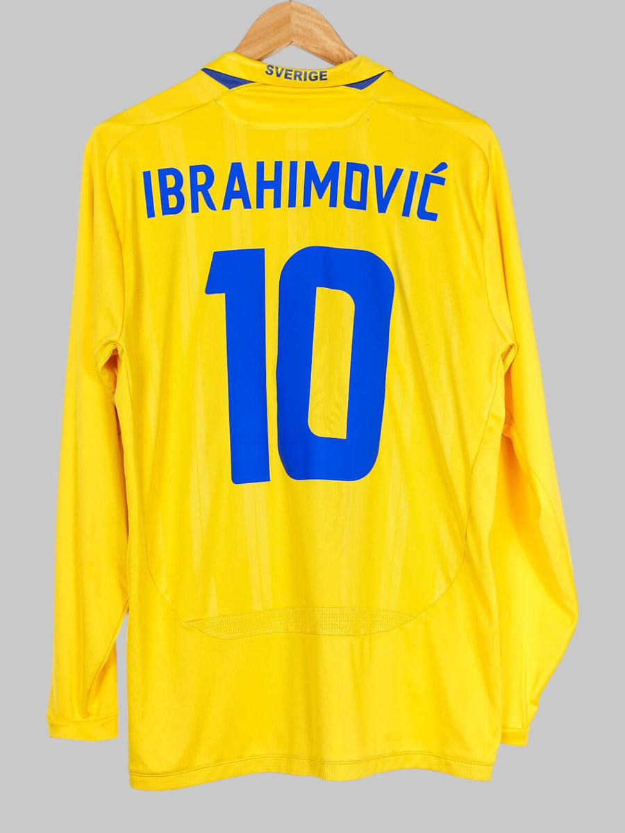 Sweden Home Shirt L/S 2009/10 Ibrahimovic 10 (L)