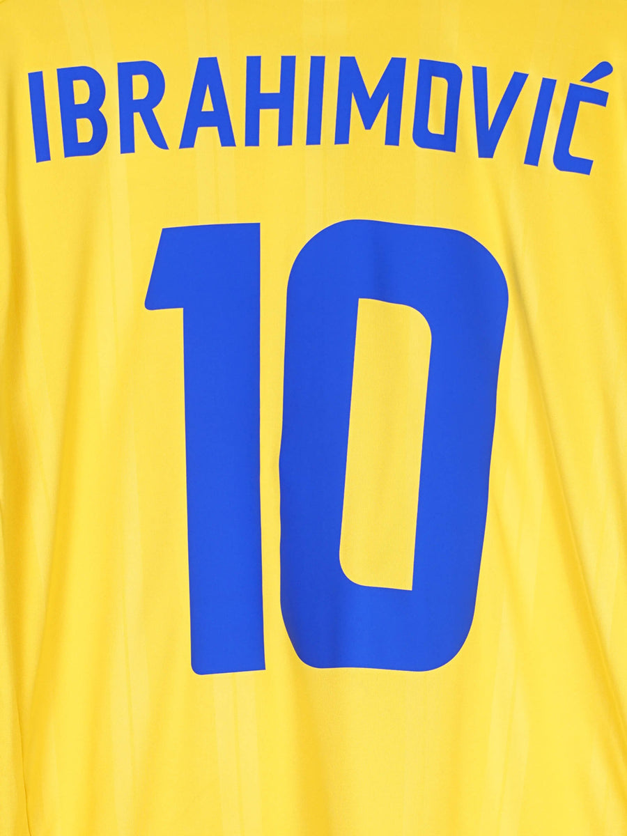 Sweden Home Shirt L/S 2009/10 Ibrahimovic 10 (L)