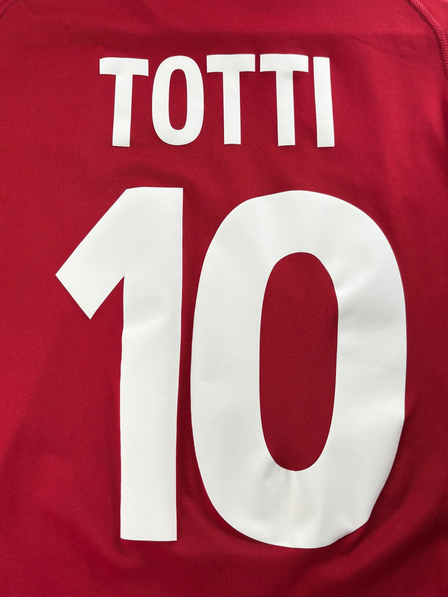 2007/08 AS Roma Totti #10 Home Shirt (L)