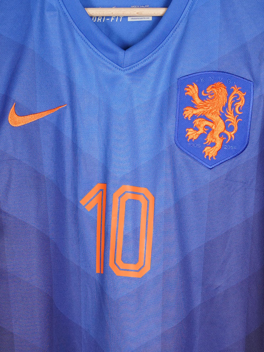 2014/15 Netherlands Sneijder #10 Away Shirt Signed With Video Proof (M)