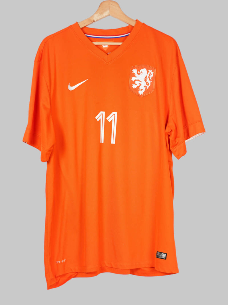 2014/15 Netherlands Robben #11 Home Shirt (XXL)