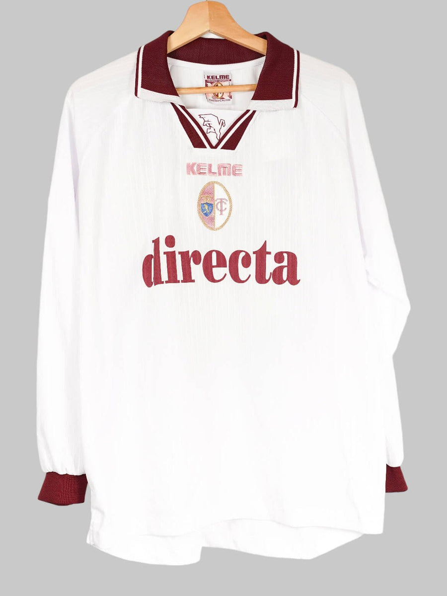 Torino Away Shirt L/S 2000/1 De Acsentis 51 Match Worn (L)