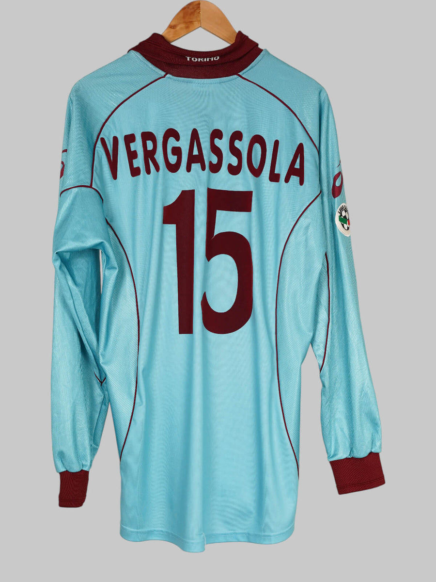 Torino Calcio Third Shirt L/S 2001/2 Match Worn Vergassola 15 (XL)
