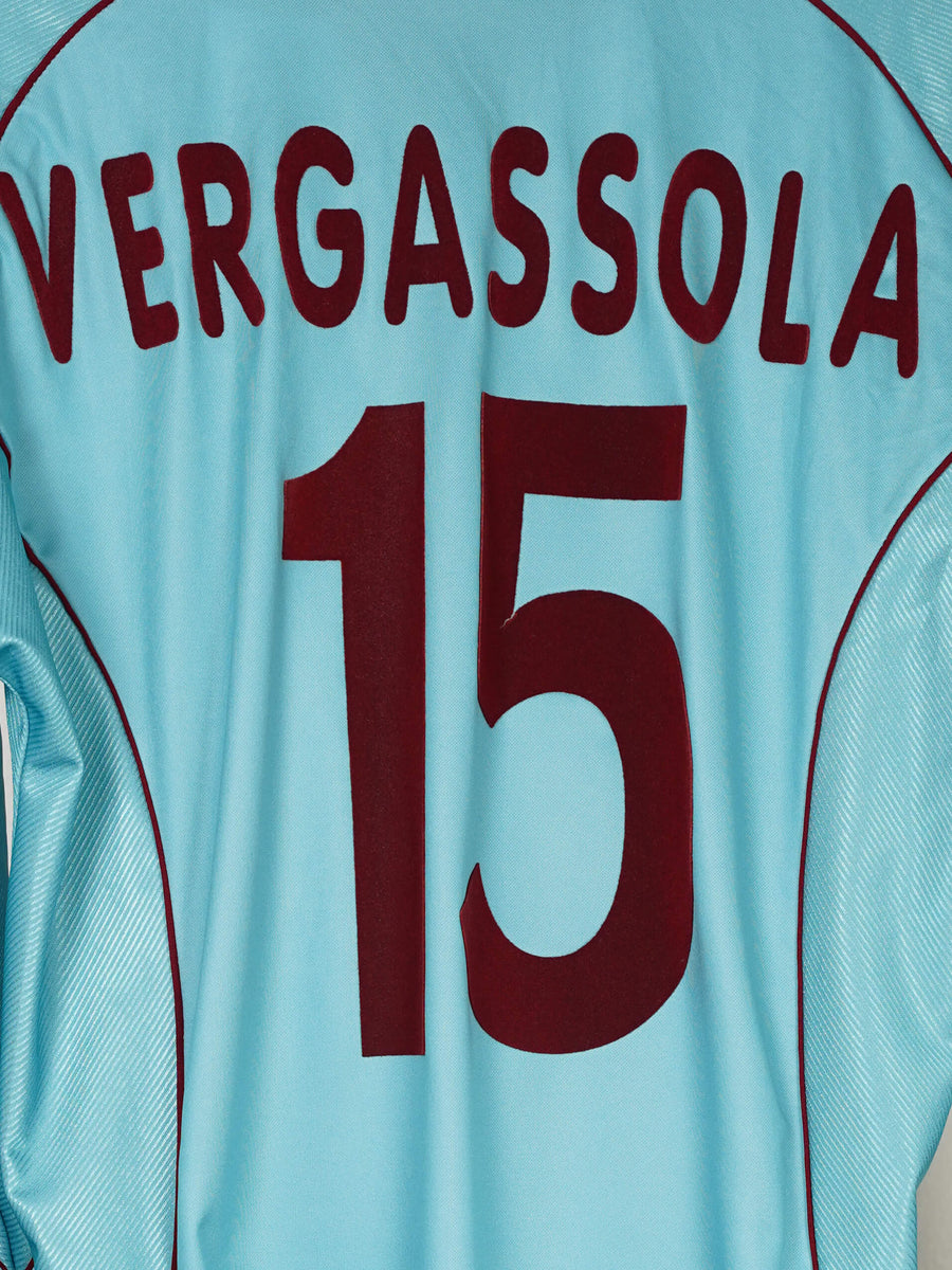 Torino Calcio Third Shirt L/S 2001/2 Match Worn Vergassola 15 (XL)