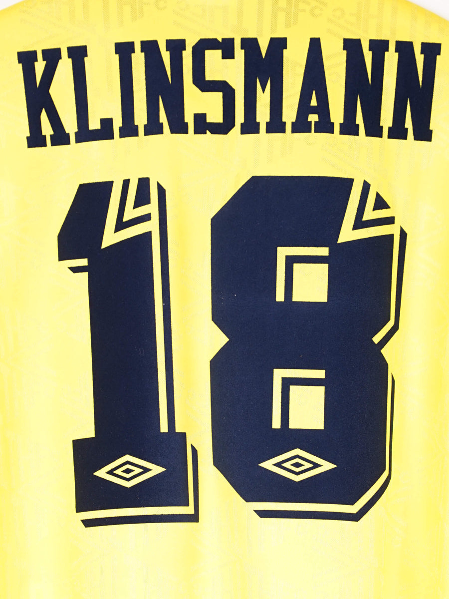 Tottenham Away Shirt 1991-95 Klinsmann 18 (XL)