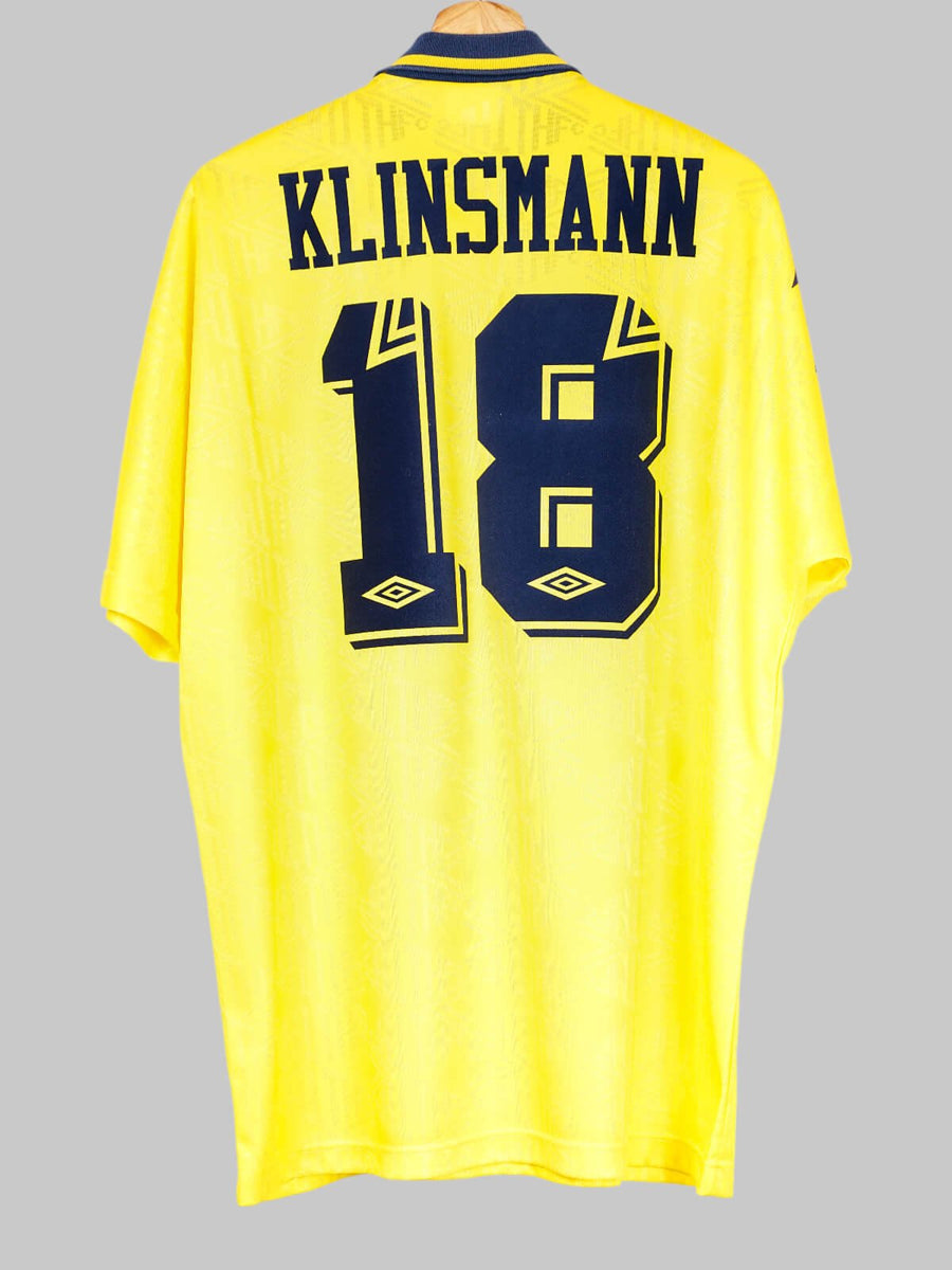 Tottenham Away Shirt 1991-95 Klinsmann 18 (XL)