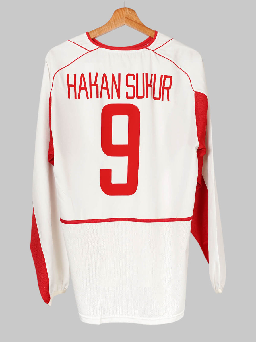 Turkey Away Shirt 2003/4 L/S Hakan Sukur 9 (M)