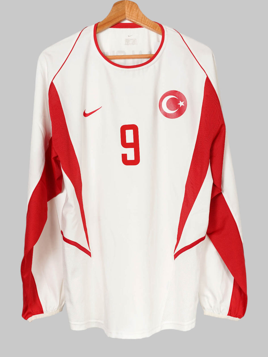 Turkey Away Shirt 2003/4 L/S Hakan Sukur 9 (M)