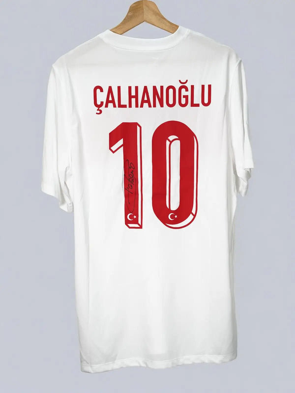 Turkey Away Shirt 2024/25 Signed #10 Calhanoglu