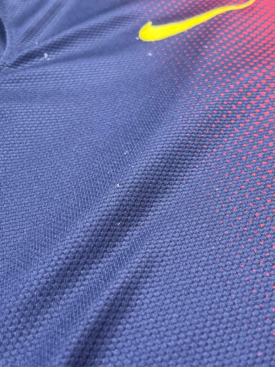 2012/13 Barcelona David Villa #7 Home Shirt (L)