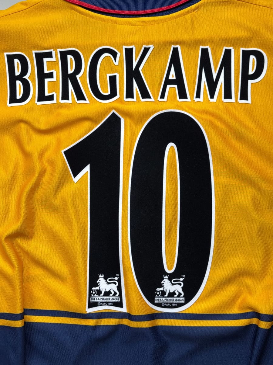 1997/99 Arsenal Bergkamp #10 Away Shirt (XL)