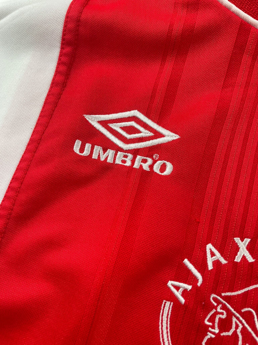 1999/00 Ajax Laudrup #10 Home Shirt (M)
