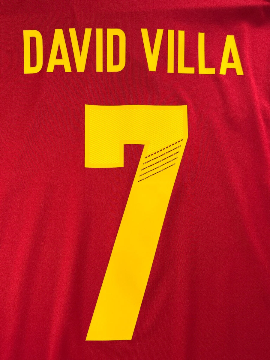 2012/13 Spain David Villa #7 Home Shirt (XL)