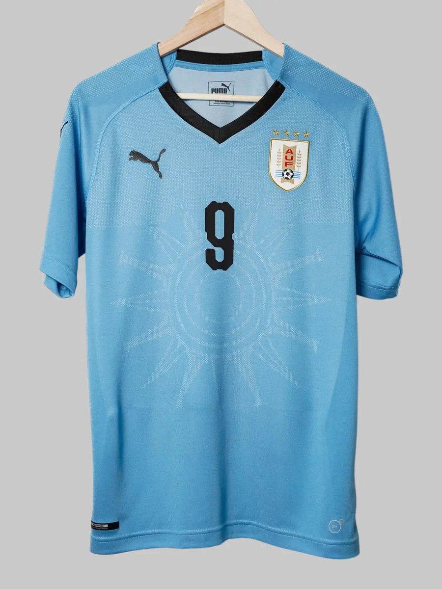 Uruguay Home Shirt 2018/19 L.Suarez 9 (M)