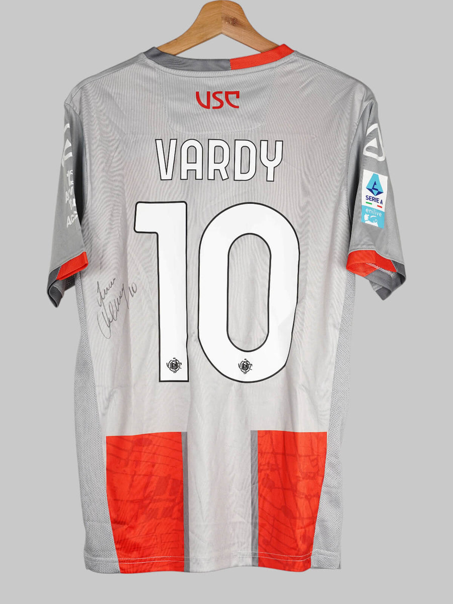 US Cremonese Home Shirt 2025/26 Signed Vardy 10 (S)