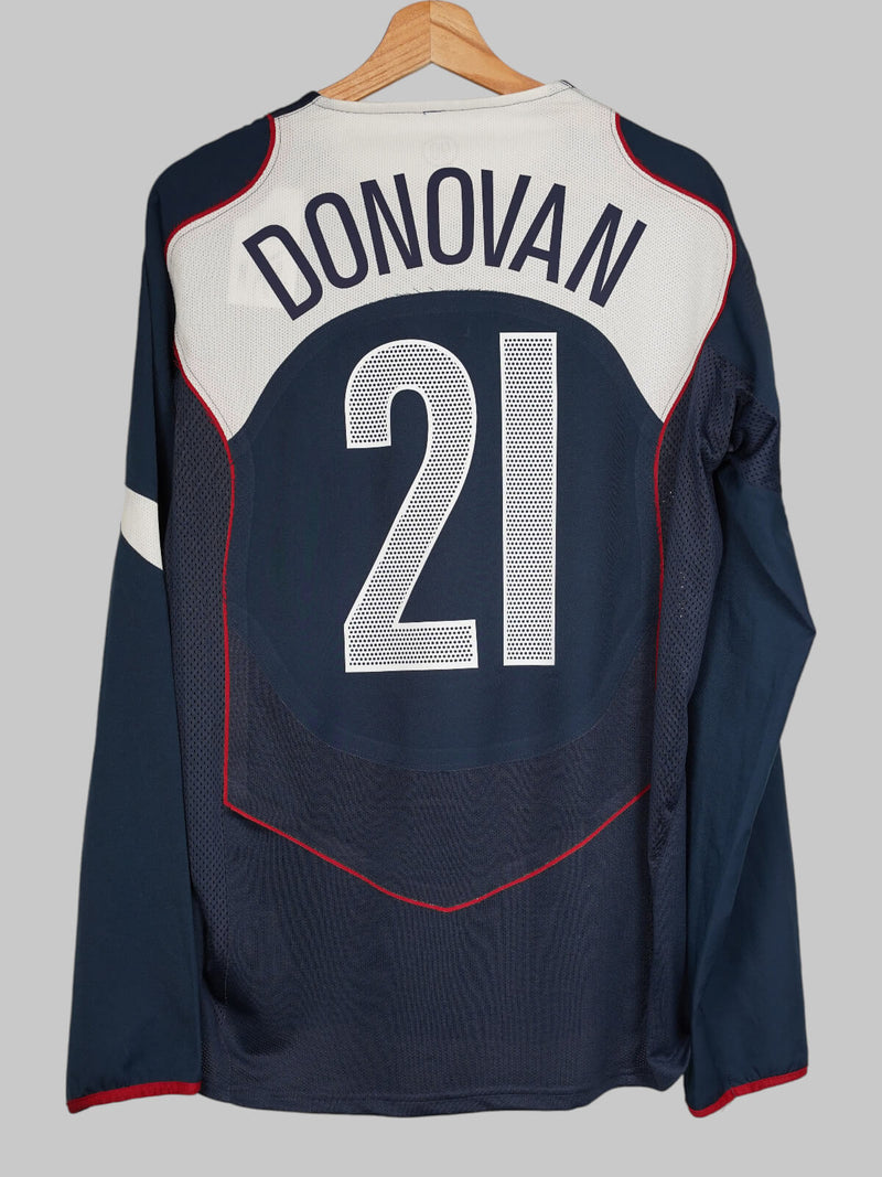 USA Away Shirt 2004/5 L/S Donovan 21 (L)
