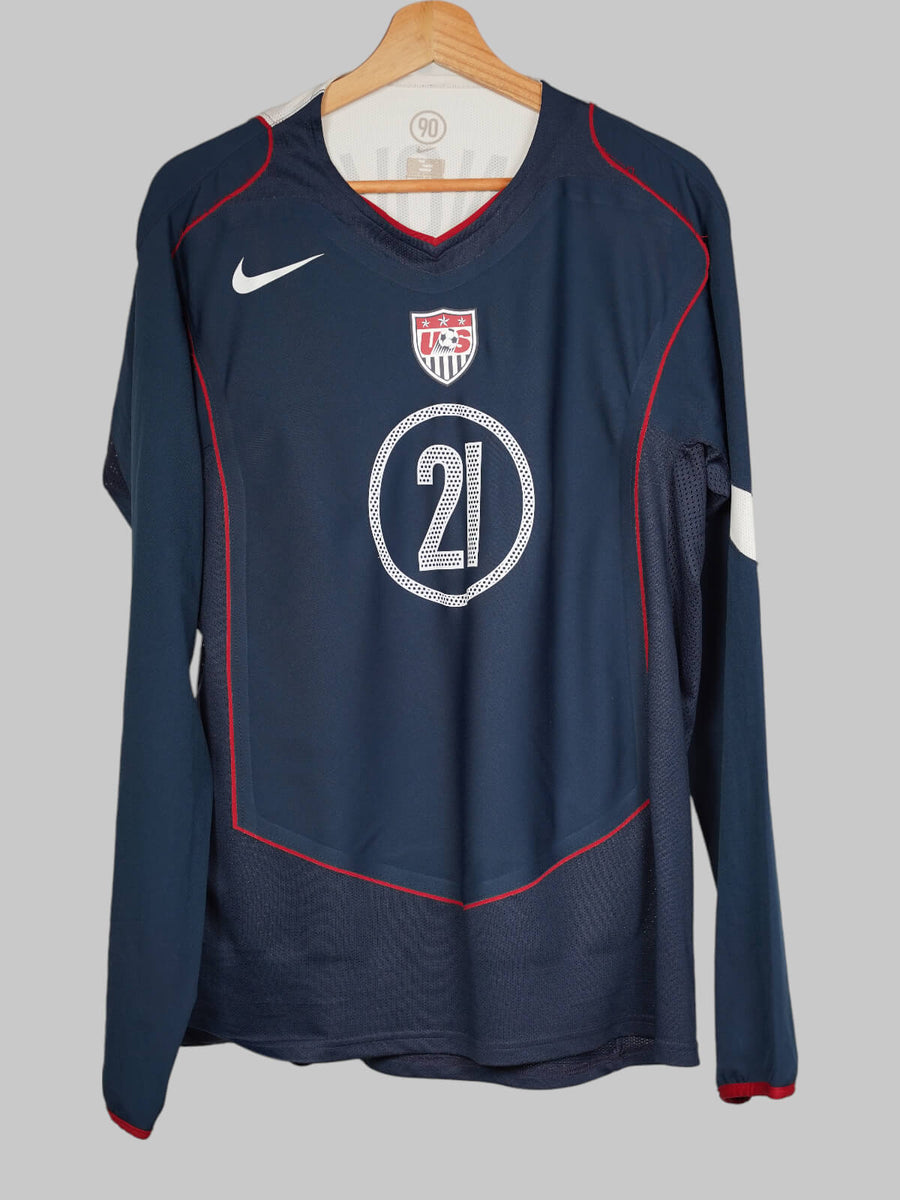 USA Away Shirt 2004/5 L/S Donovan 21 (L)