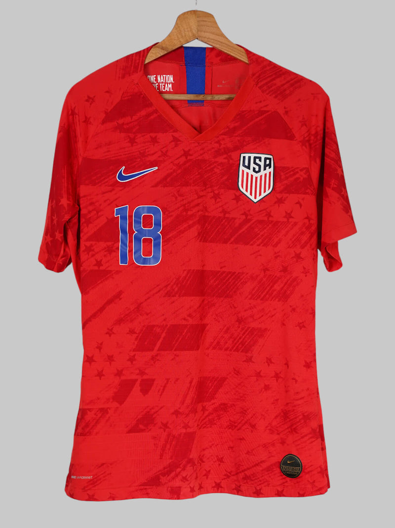 USA Away Shirt 2019/20 Dest 18 Match Worn/Issued (L)