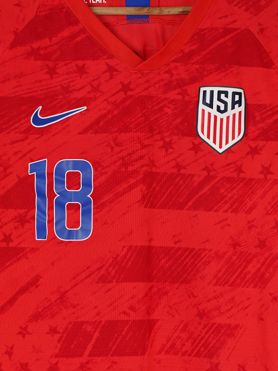 USA Away Shirt 2019/20 Dest 18 Match Worn/Issued (L)