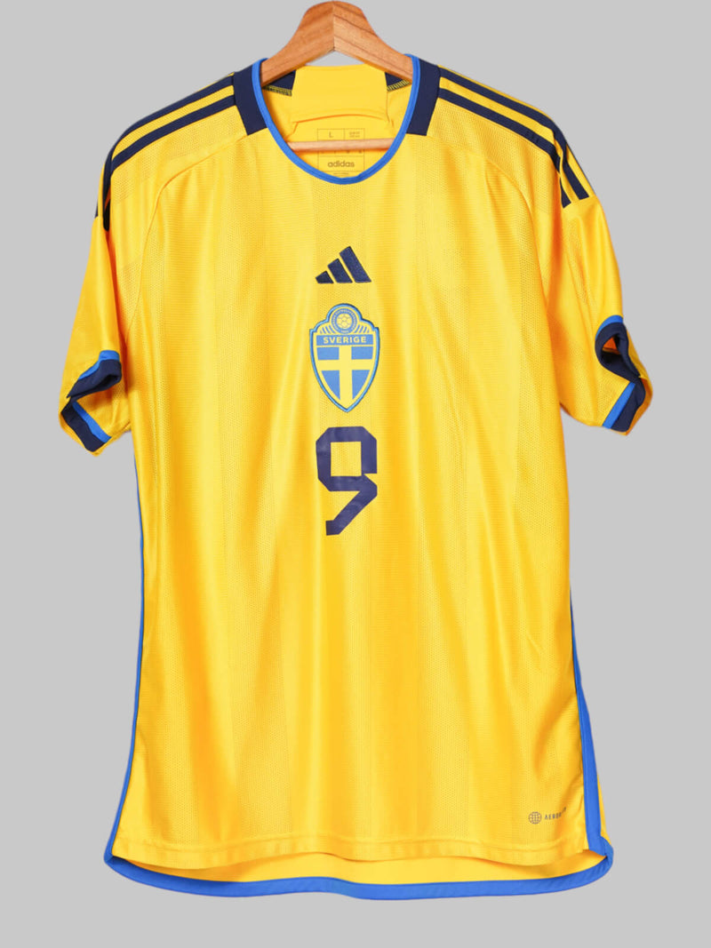 2022/23 Sweden Isak #9 Home Shirt (L)