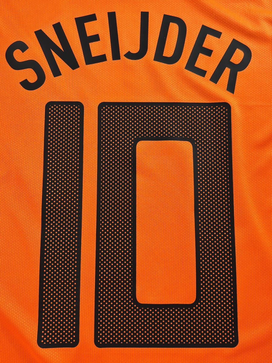 2010/11 Netherlands Sneijder #10 Home Shirt (XL)