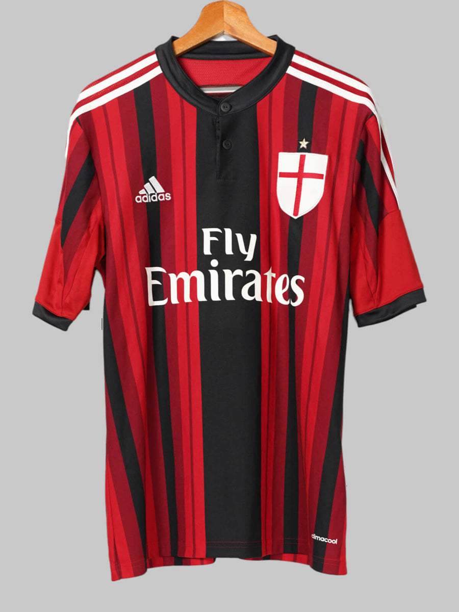 2014/15 AC Milan Balotelli #45 Home Shirt (M)