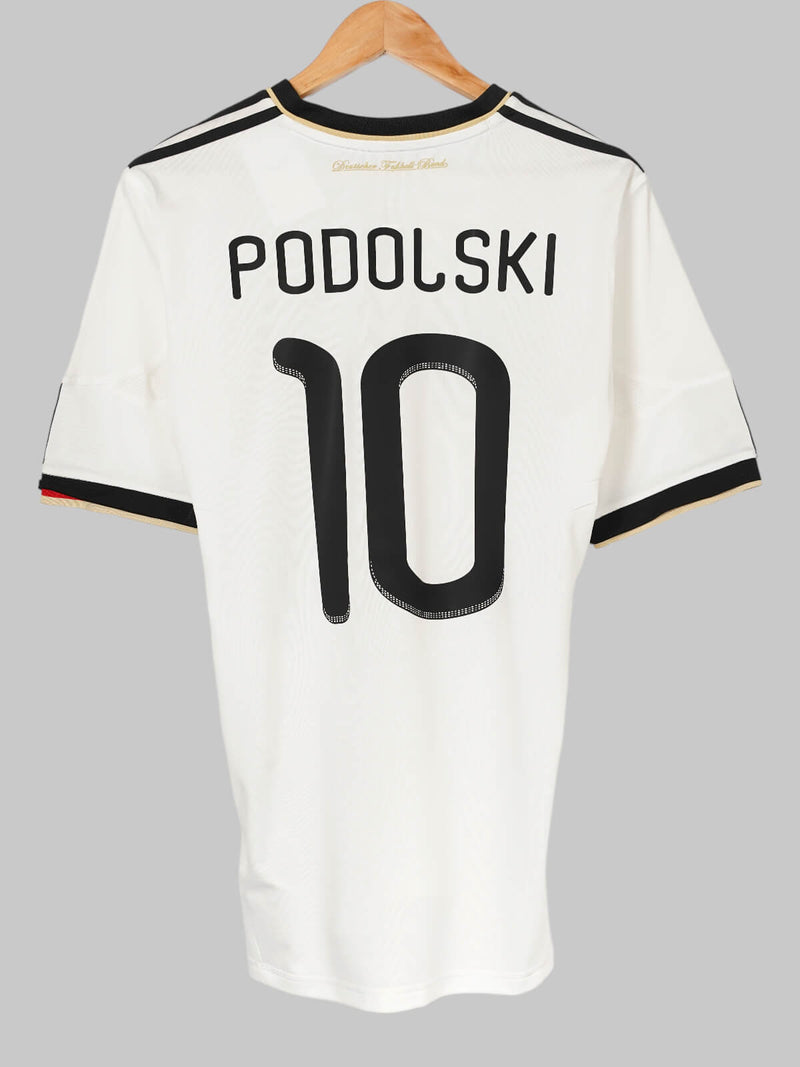 Germany Home Shirt 2010/11 Podolski #10 (M)