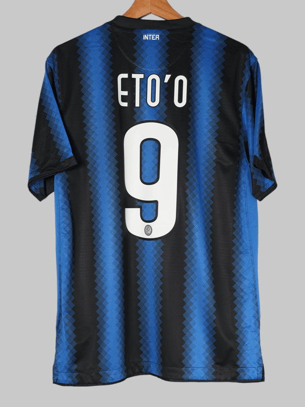 2010/11 Inter Milan Eto'o #9 Home Shirt (M) Nike