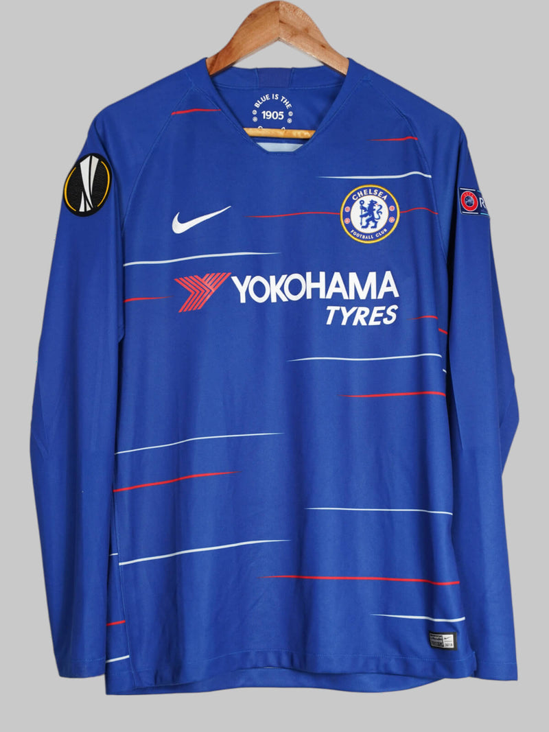 2018/19 Chelsea Hazard #10 Home Shirt L/S (M)