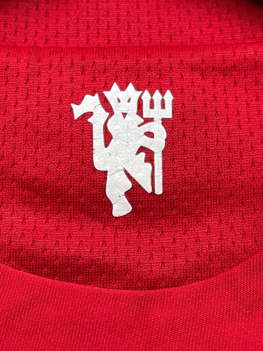 2007/08 Manchester United Berbatov #9 Home Shirt L/S (L)