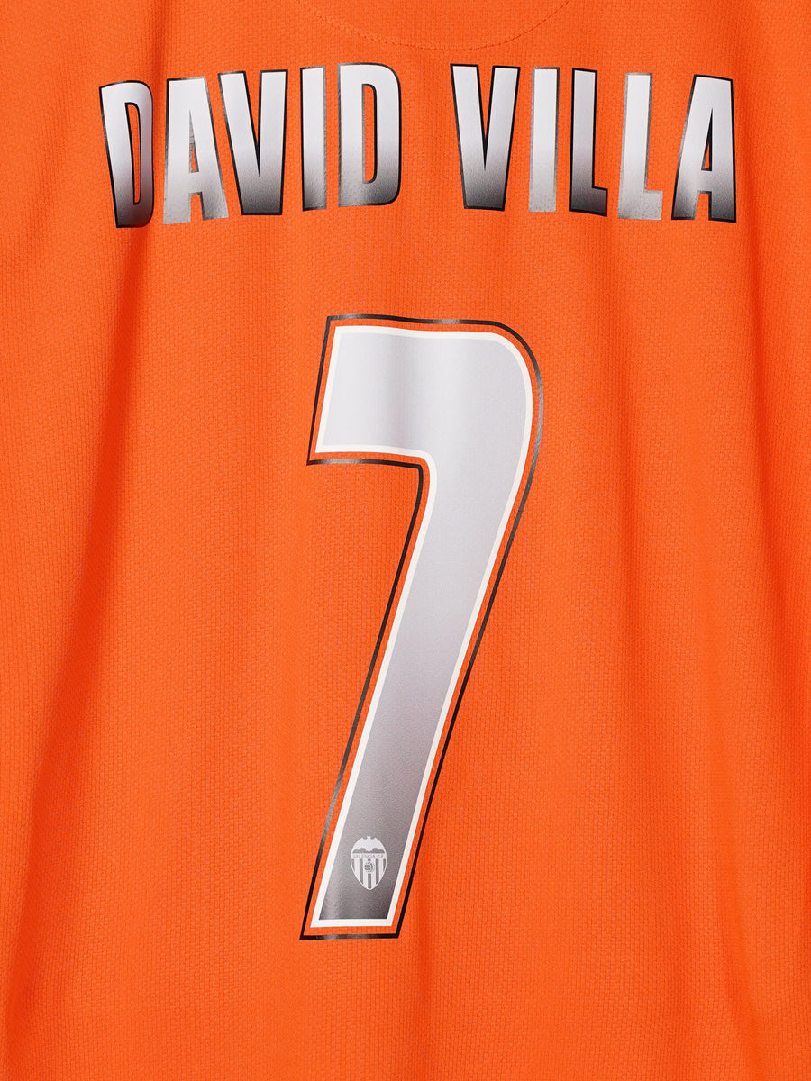2007/8 Valencia David Villa #7 Away Shirt (XL)
