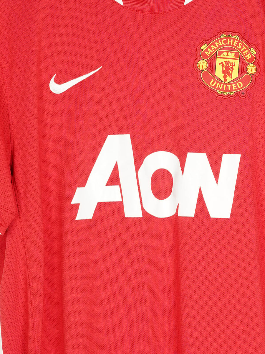 2011/12 Manchester Rooney #10 United Home Shirt (L)