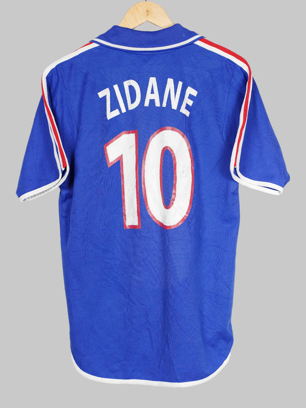 2000/01 France Home Shirt Zidane #10 Special Edition (S)