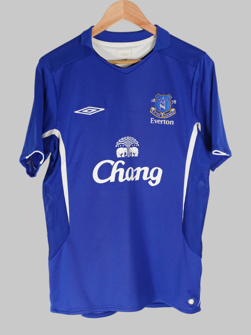 2005/06 Everton Cahill #17 Home Shirt (M)