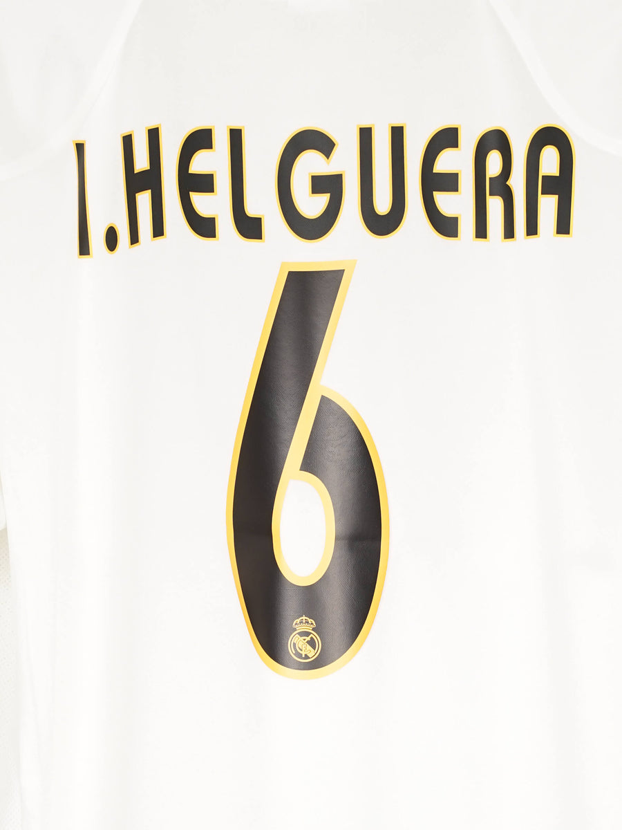 2004/05 Real Madrid I.Helguera #6 Home Shirt (XL)