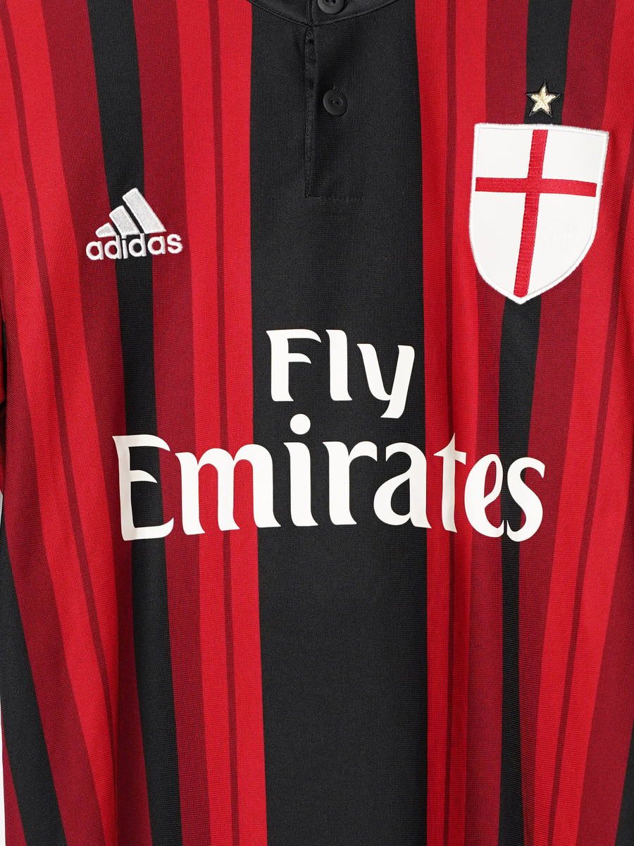 2014/15 AC Milan Balotelli #45 Home Shirt (M)