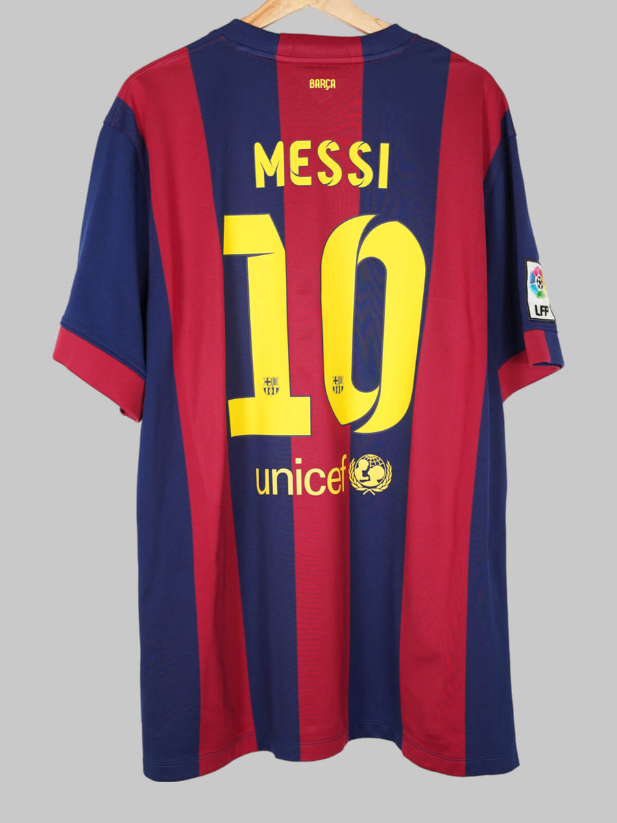 2014/15 Barcelona Messi #10 Home Shirt (XXL)