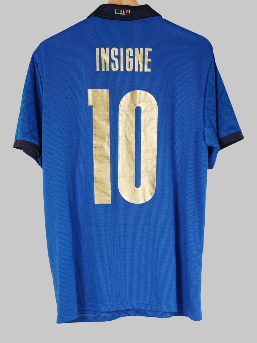 2020/21 Italy Insigne #10 Home Shirt (L)